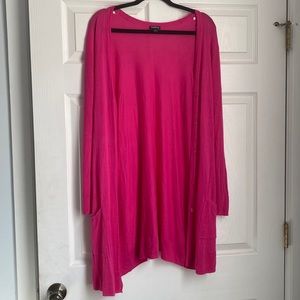Torrid Pink Button Front Cardigan in Size 3